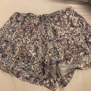 Brandy Melville Floral Flowy Shorts